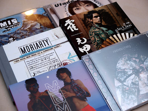 Utada,MGMT,MORIARTY,FRIENDLY FIRES,JayChou,MIS