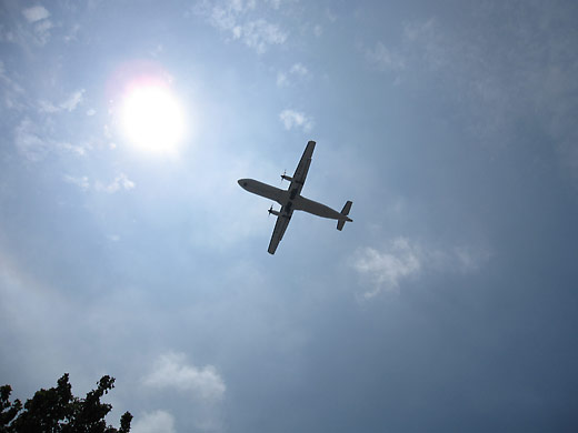 松山空港近く